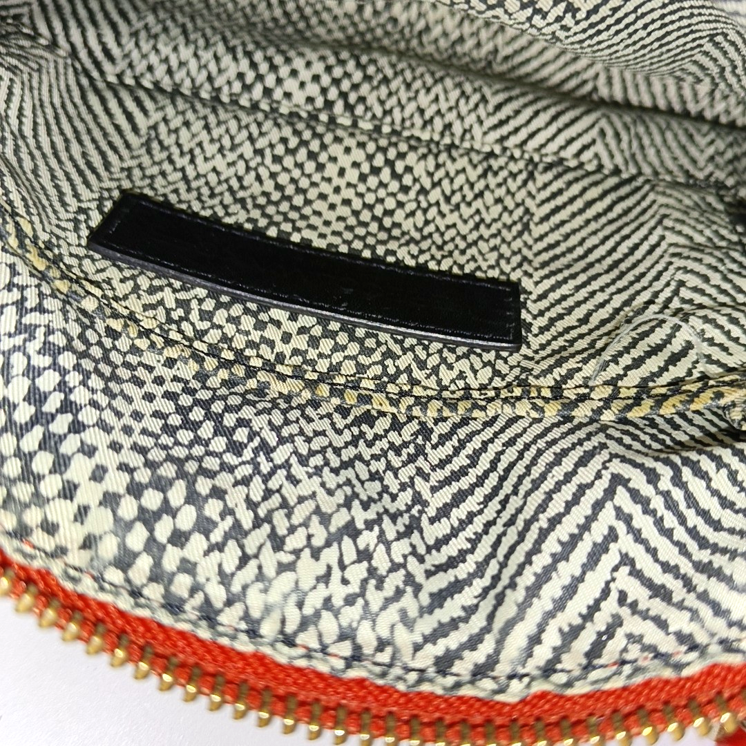 REBECCA MINKOFF M.A.C. Orange Red Cowhide Single Shoulder Bag, Crossbody Golden hardware Removable shoulder strap-(SKU)-935255906