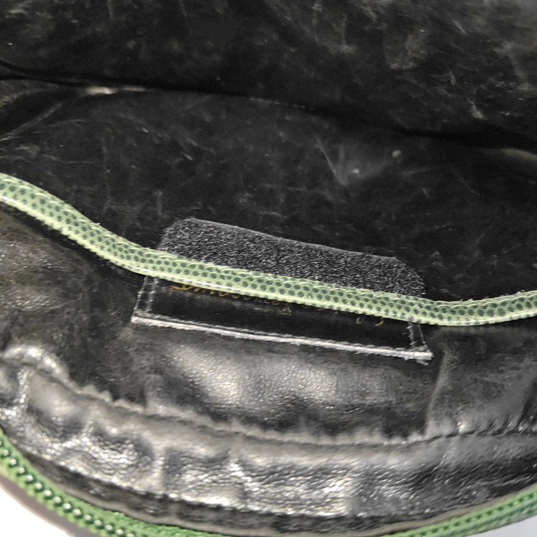 FERRAGAMO Camera Bag Green Calf Leather Texture Single Shoulder Bag Crossbody Golden hardware-(SKU)-14338830