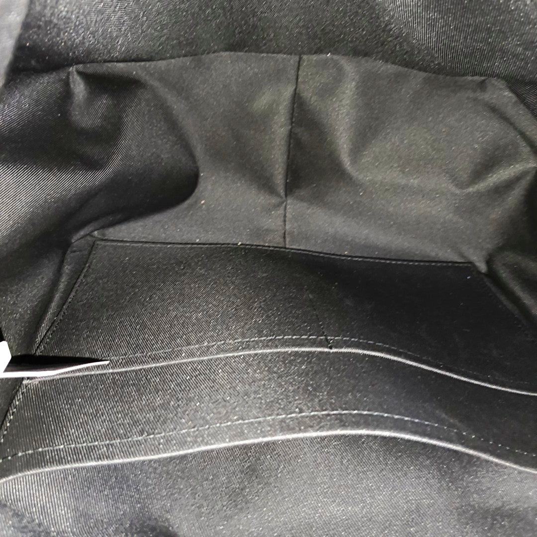 LOUIS VUITTON DISCOVERY Small Black Coated Canvas Monogram Black Samurai Backpack Tote Bag with Silver Hardware-(SKU)-967721864