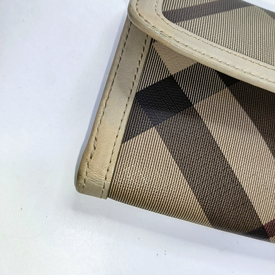BURBERRY Multicolor Canvas Wallet Silver Hardware-(SKU)-954320481