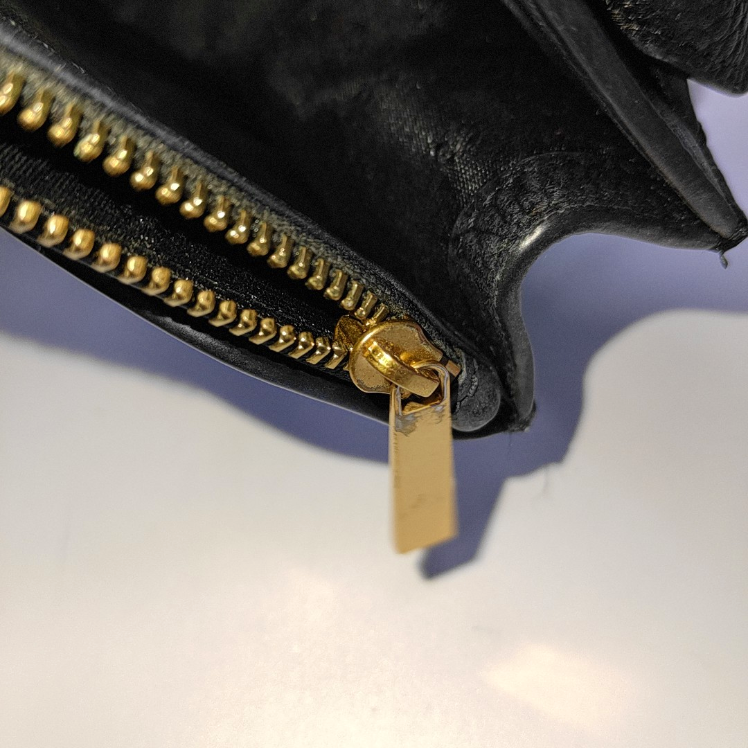 TORY BURCH Britten Black leather crossbody shoulder tote Golden hardware Removable shoulder strap-(SKU)-933116163