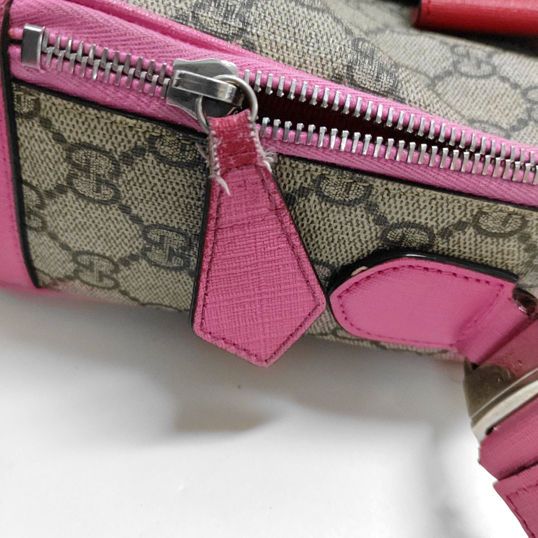 GUCCI Multicolor Coated Canvas Monogrammed Printed Single Shoulder Bag Crossbody Bag Silver Hardware-(SKU)-956794063