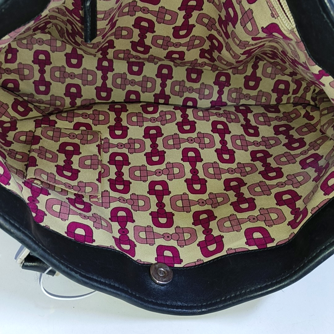 GUCCI Princy Black Fabric Jacquard Single Shoulder Bag Golden hardware-(SKU)-955712235
