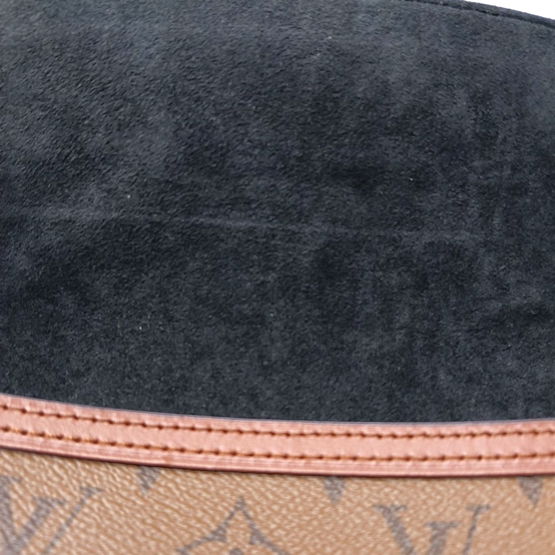 LOUIS VUITTON DAUPHINE Mini Brown Coated Canvas Monogram Vernis Dauphine Crossbody Bag Shoulder Bag Adjustable Strap Golden Hardware Complete Accessories-(SKU)-960573658