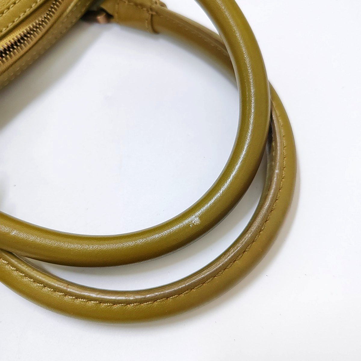 BURBERRY Green Cowhide Studs Handbag Golden hardware-(SKU)-944901889