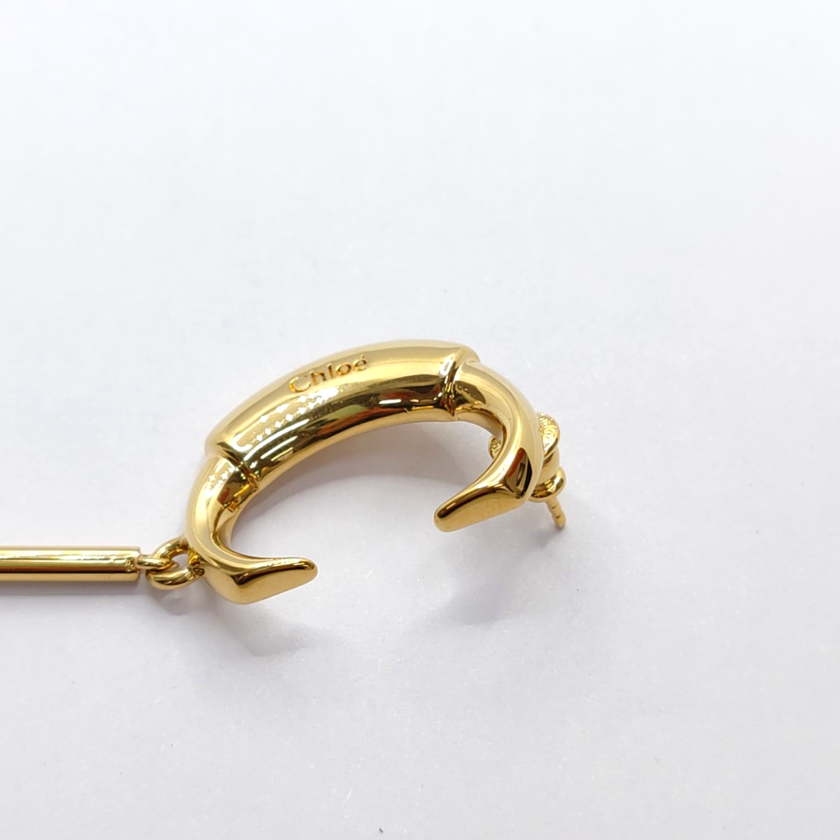 Chloé 金色合金,人造珍珠耳环-(SKU)-936978442