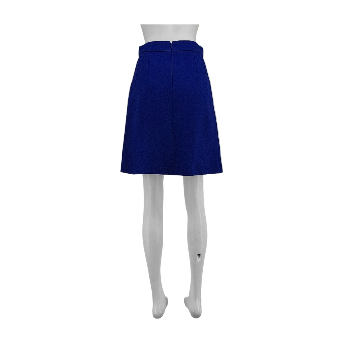 Alexander McQUEEN XScode Spring and Autumn Sapphire Blue Rayon Women's Short Skirt-(SKU)-936543290