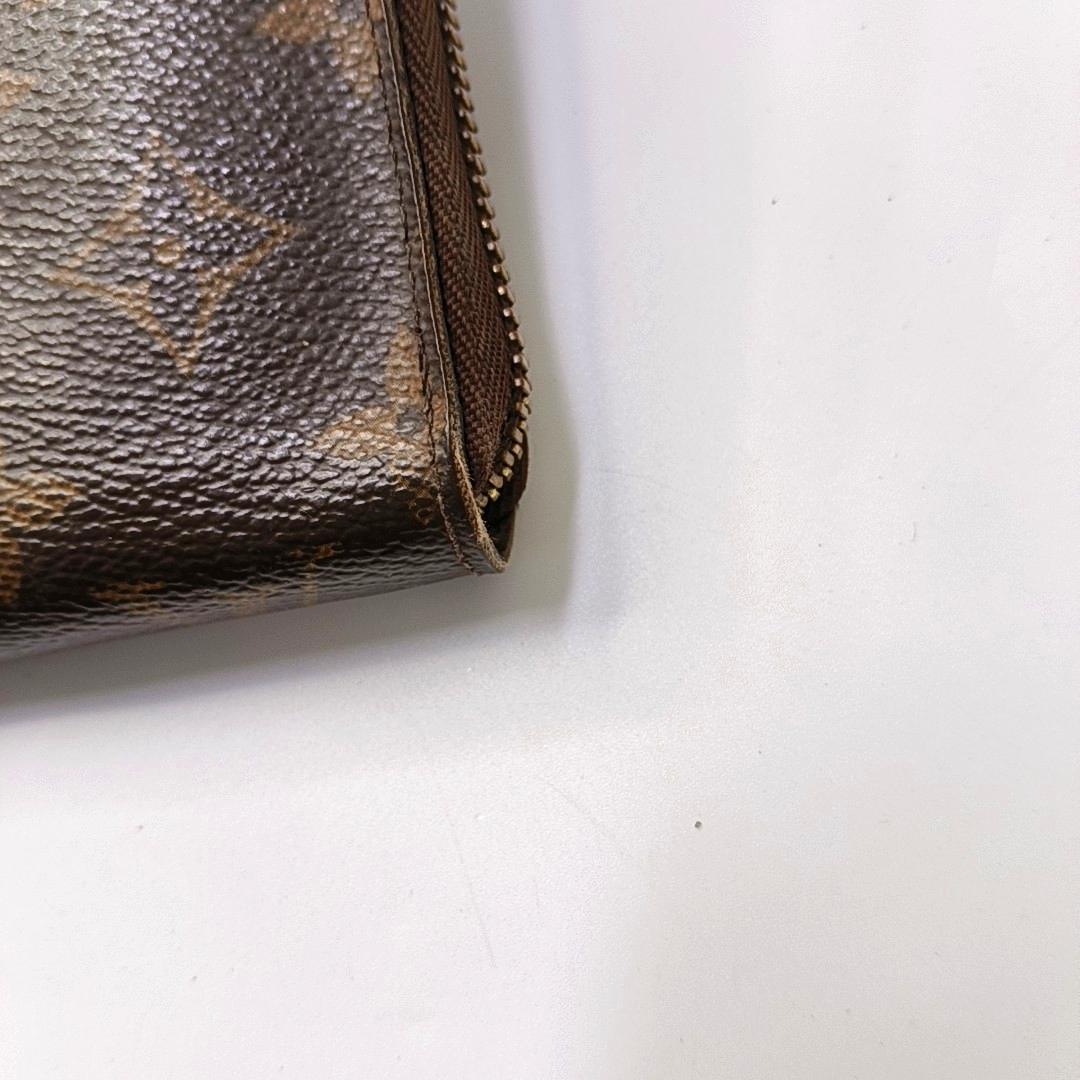 LOUIS VUITTON INSOLITE Brown coated canvas vintage wallet Golden hardware-(SKU)-957235137