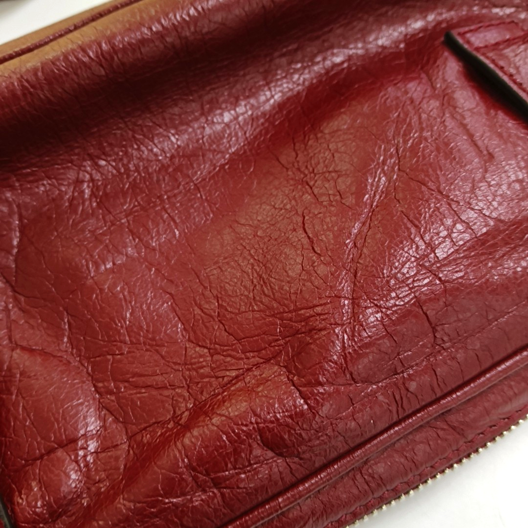 GUCCI 红色牛皮腰包腰包/胸包 Silver Hardware-(SKU)-958872084