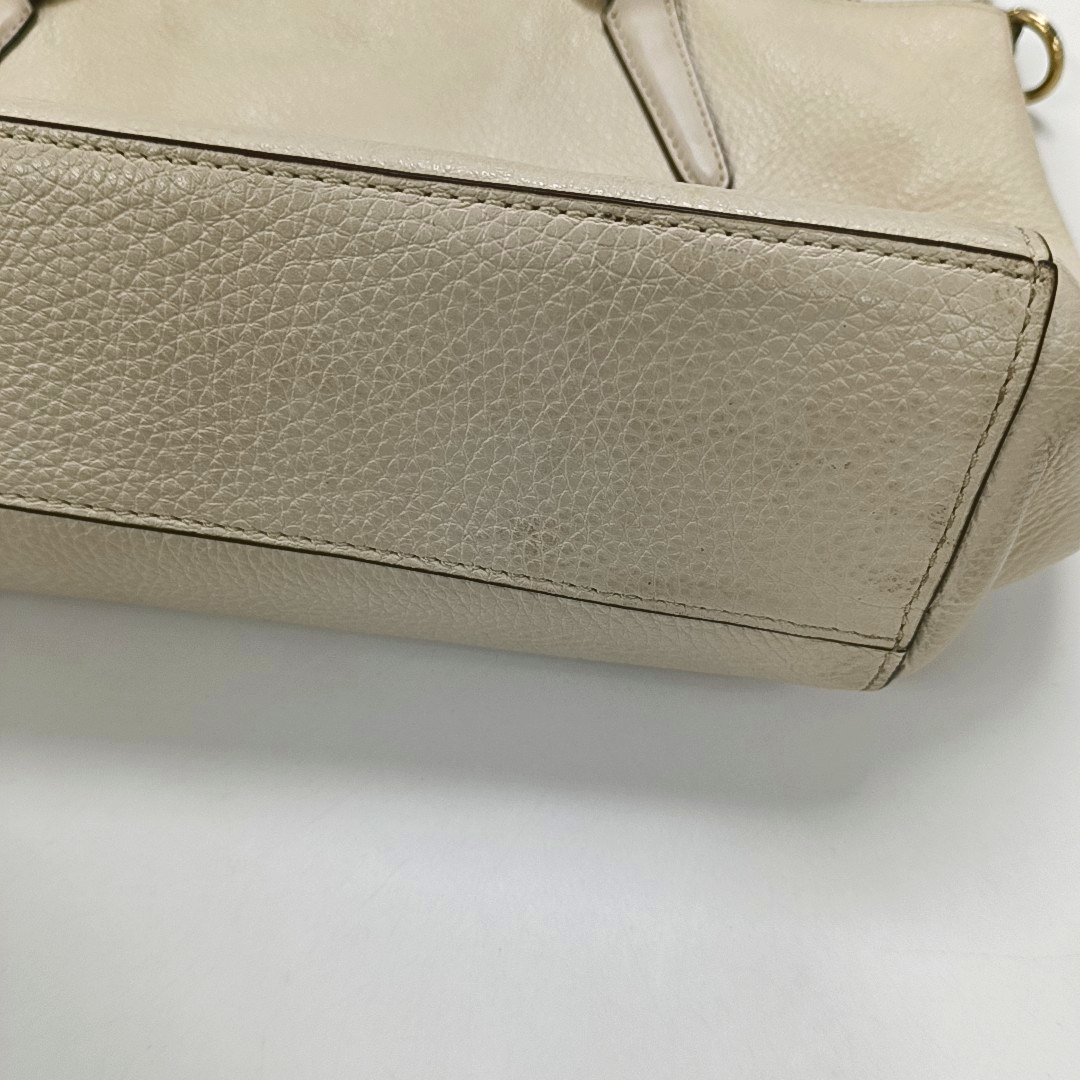 COACH KELSEY White Cowhide Single Shoulder Bag Crossbody Handbag Golden hardware Removable shoulder strap-(SKU)-14505078