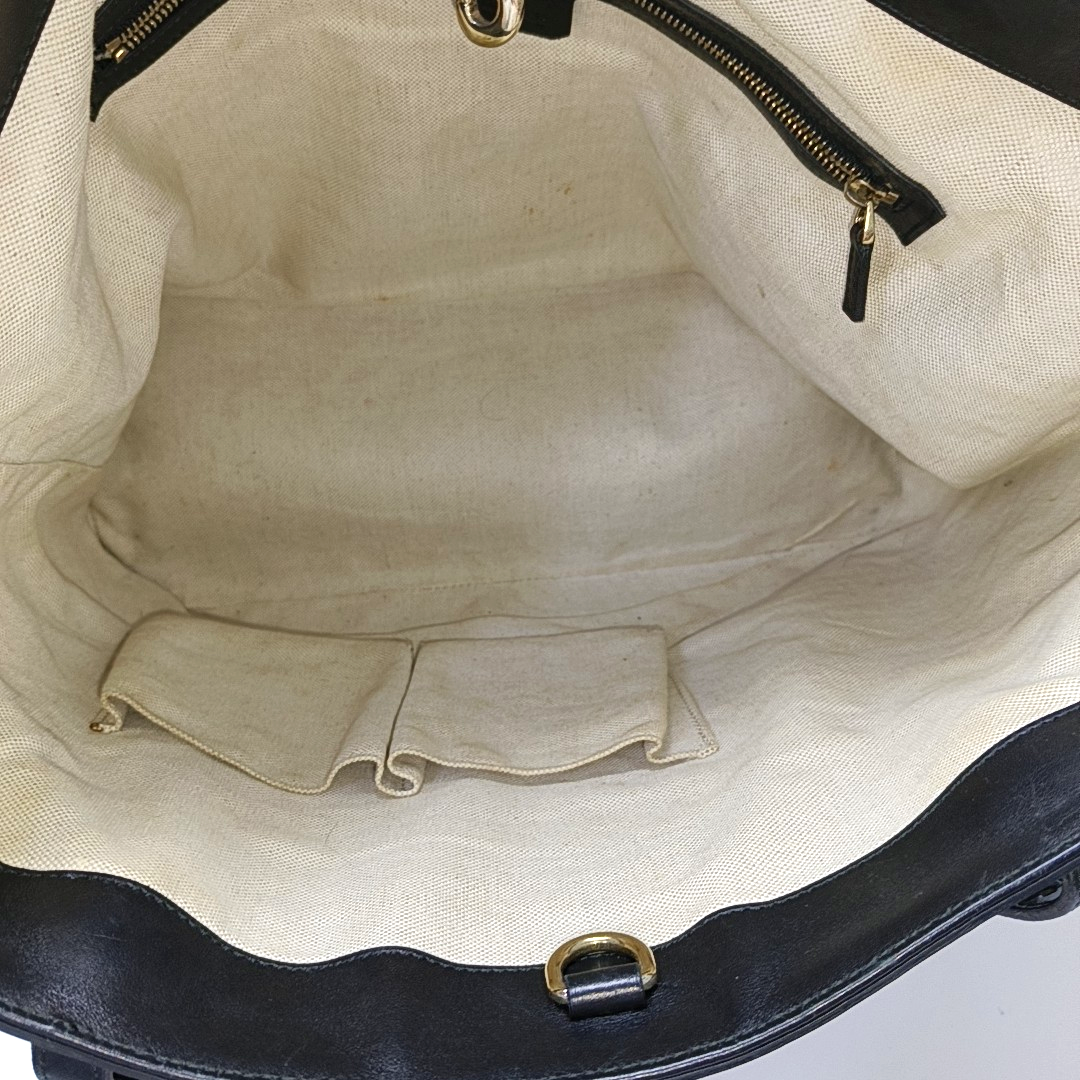 GUCCI Microguccissima Black Patent Leather Monogram Embossed Single Shoulder Bag Handbag Golden hardware-(SKU)-958985307