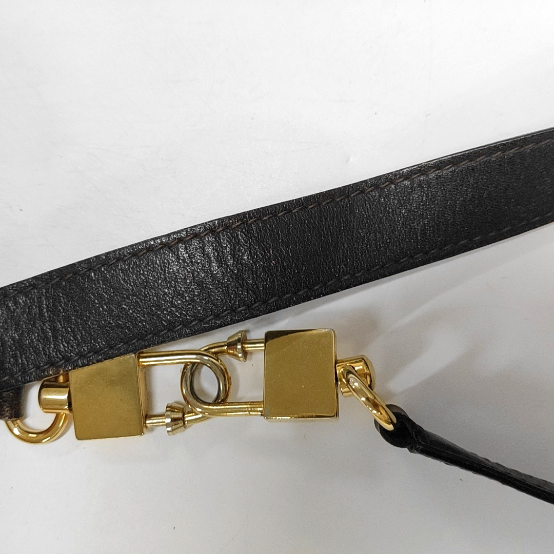 CELINE Brown Canvas Floral Crossbody Single Shoulder Bag Golden hardware Removable shoulder strap-(SKU)-13628676