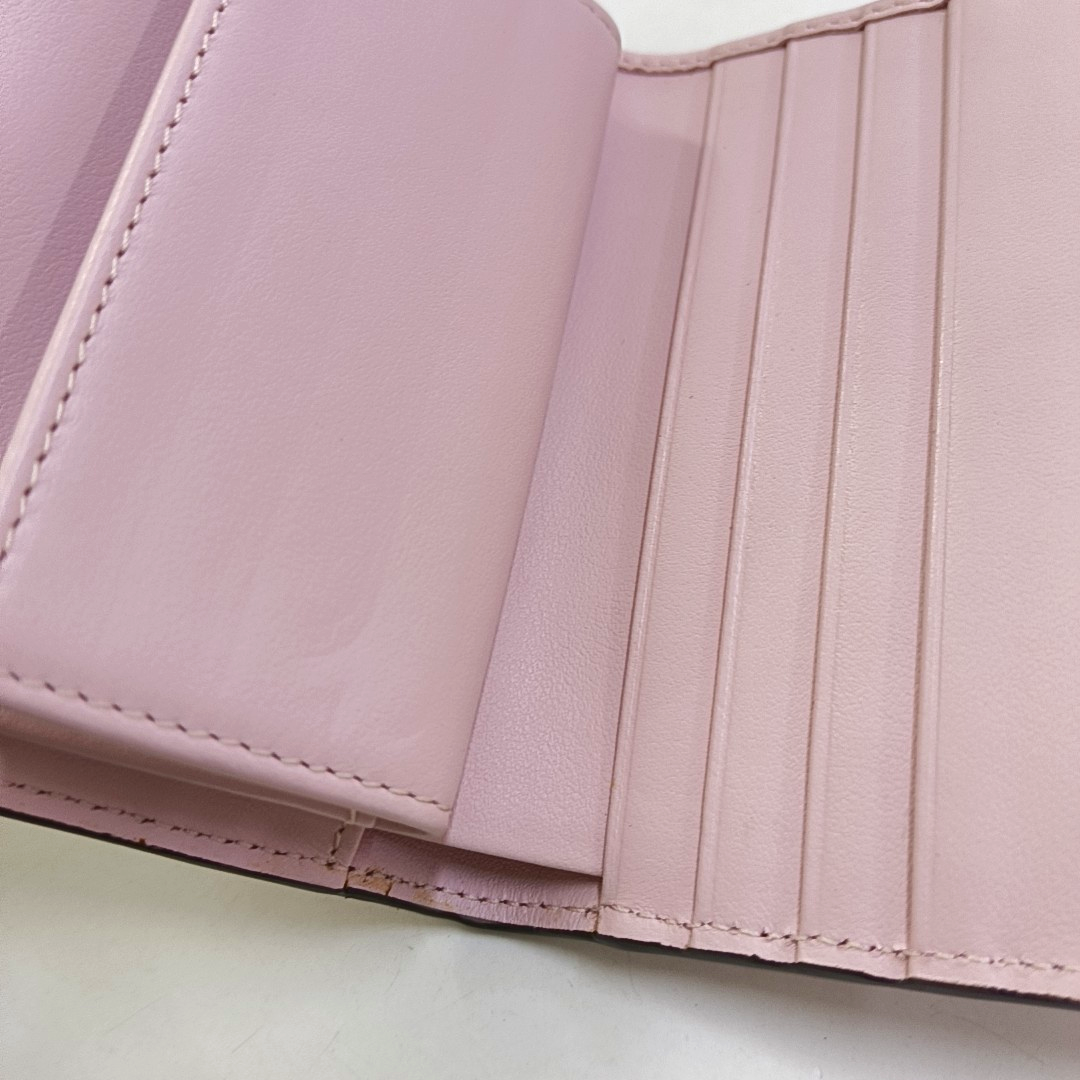 FENDI Pink Cowhide Wallet-(SKU)-960270985