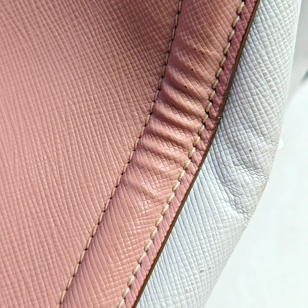 PRADA Tote bag Pink Calfskin Logo Tote Bag Golden hardware-(SKU)-958685441