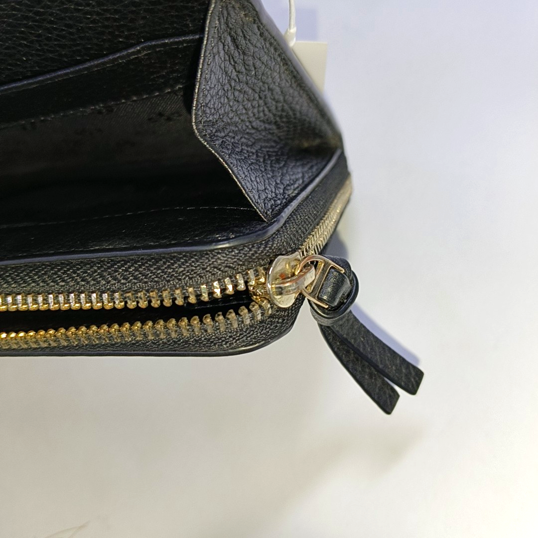 TORY BURCH Taylor Black leather crossbody bag handbag Golden hardware Removable shoulder strap-(SKU)-940194688