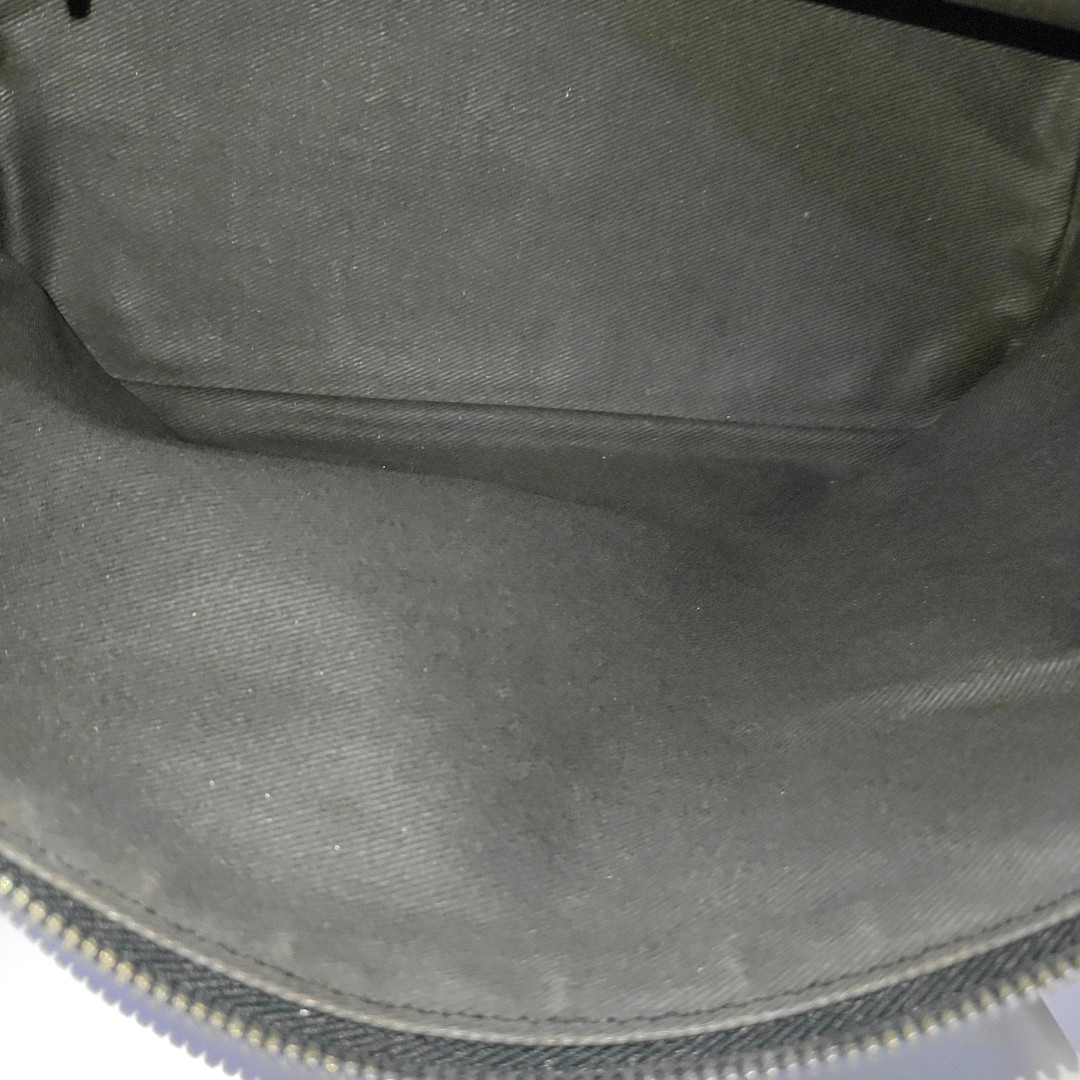 CELINE Black Fabric Triumph Handbag Single Shoulder Bag Silver Hardware Removable shoulder strap-(SKU)-934885209