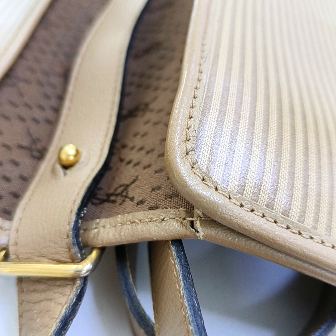 YSL Khaki Cowhide Crossbody Single Shoulder Bag Removable shoulder strap-(SKU)-955059739