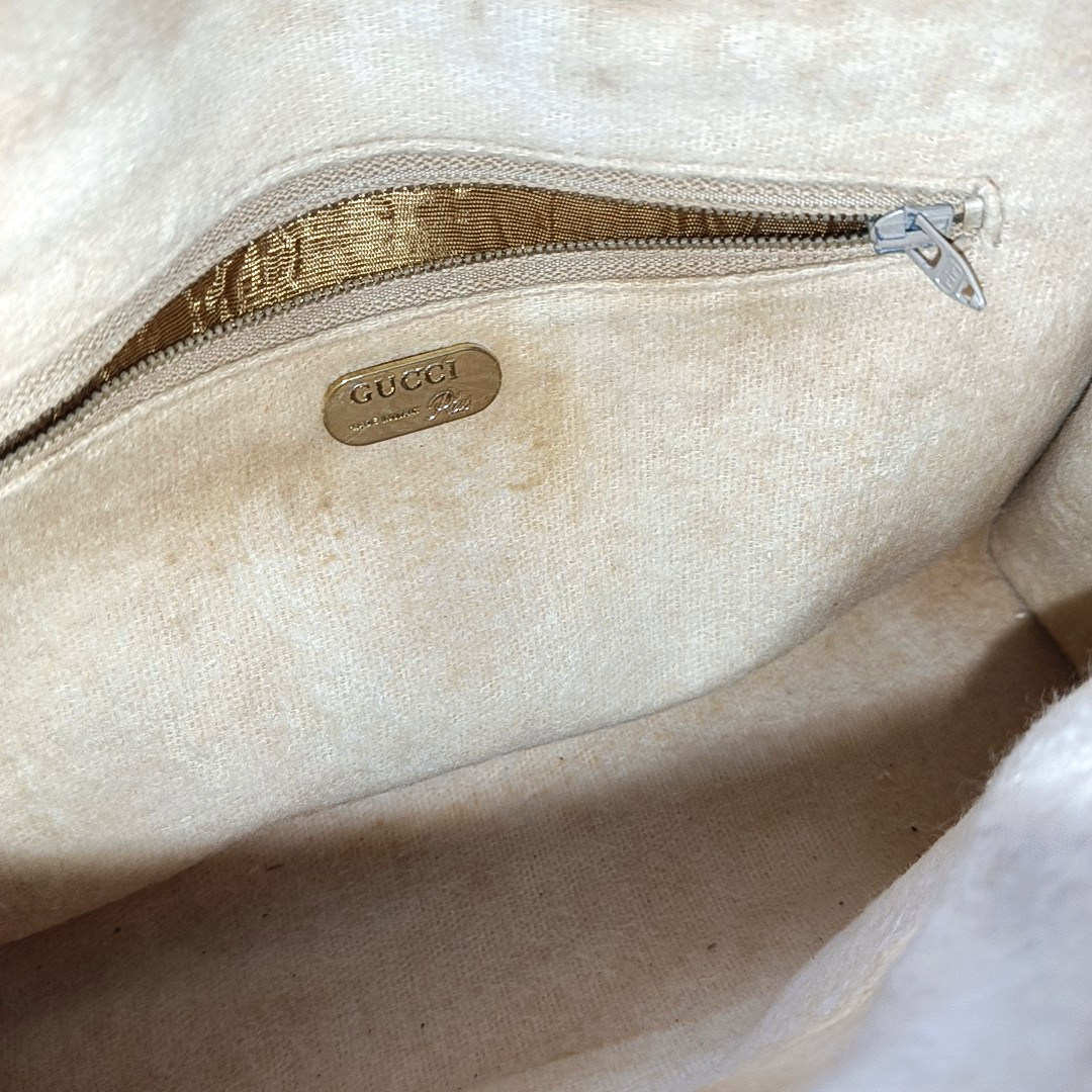 GUCCI Ebony Coated Canvas La Vieille Russie Handbag Golden hardware-(SKU)-945953928