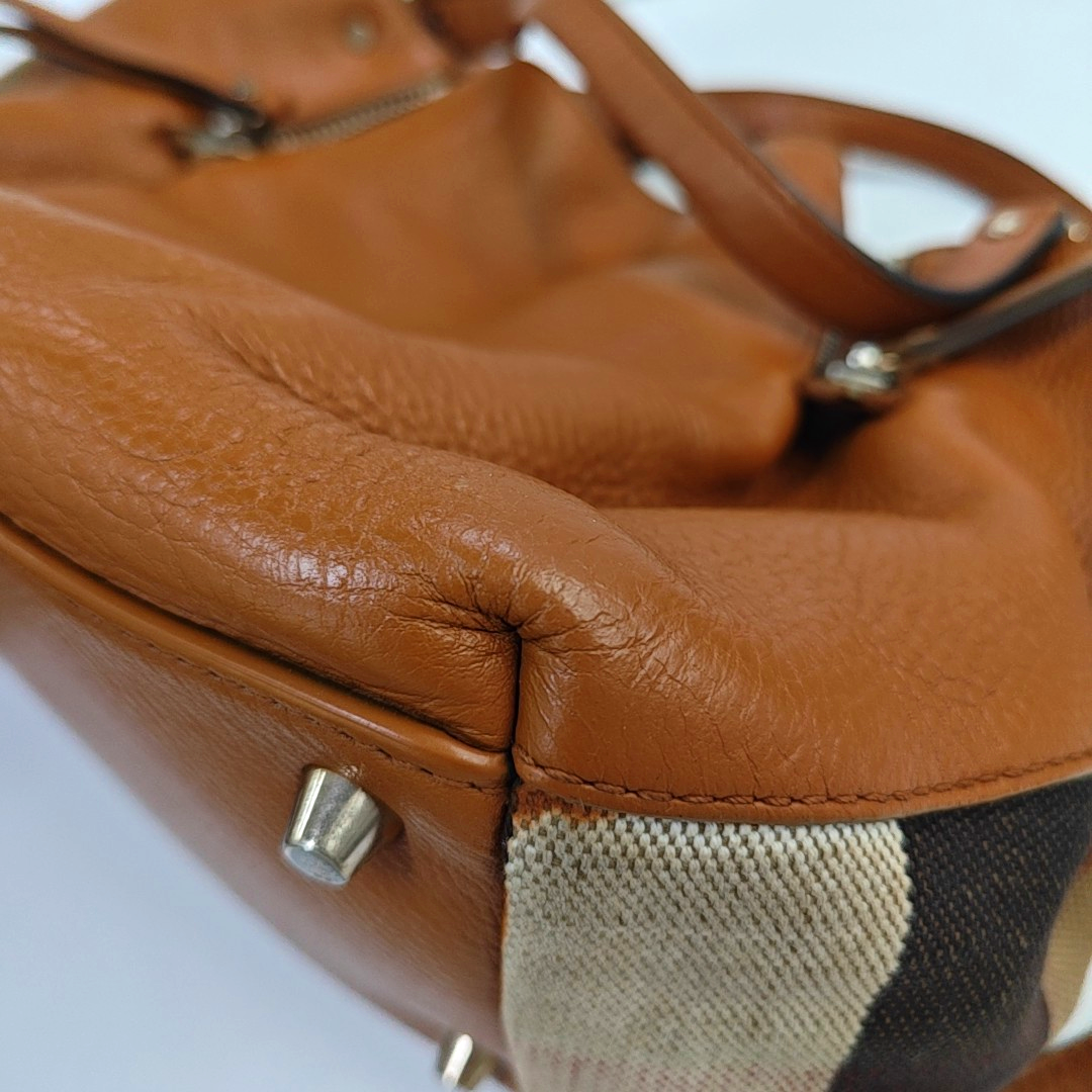 BURBERRY Maidstone Brown Cowhide Single Shoulder Bag Golden hardware-(SKU)-947079143