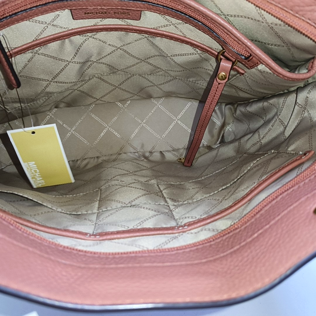MICHAEL KORS Tote bag Pink Cowhide Single Shoulder Bag Tote Golden hardware shoulder straps-(SKU)-939671954