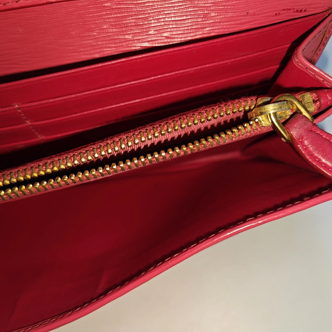 PRADA Pink Cowhide Single Shoulder Bag Crossbody Bag Golden hardware Removable shoulder strap-(SKU)-945700600