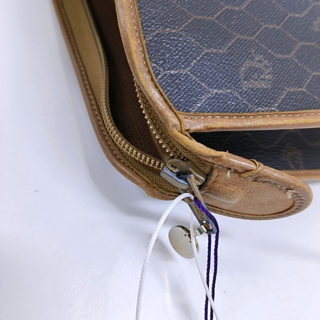DIOR Black Coated Canvas Printed Handbag Golden hardware-(SKU)-957963351