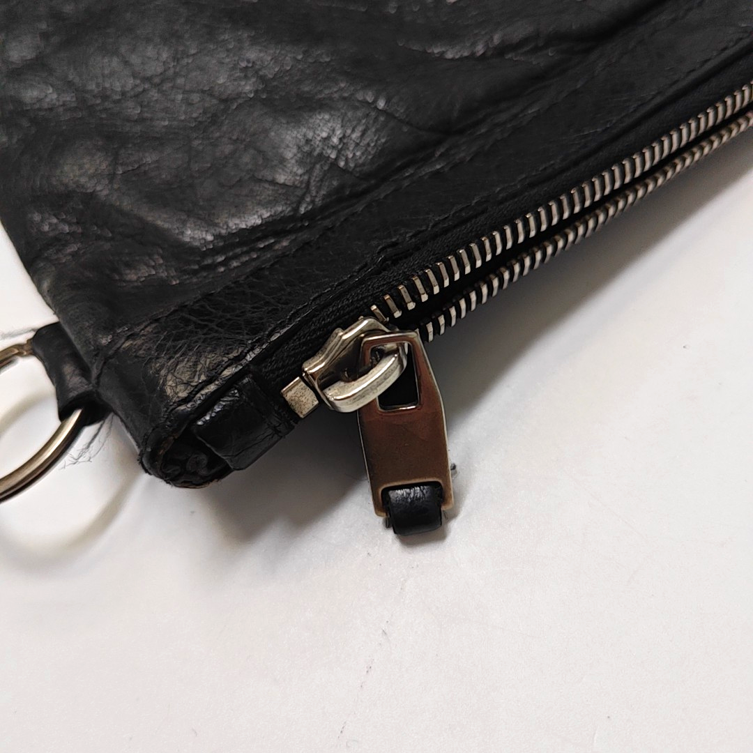 BALENCIAGA Classic City Medium size Black Lamb Skin Biker Bag, Handbag Silver Hardware-(SKU)-952449143