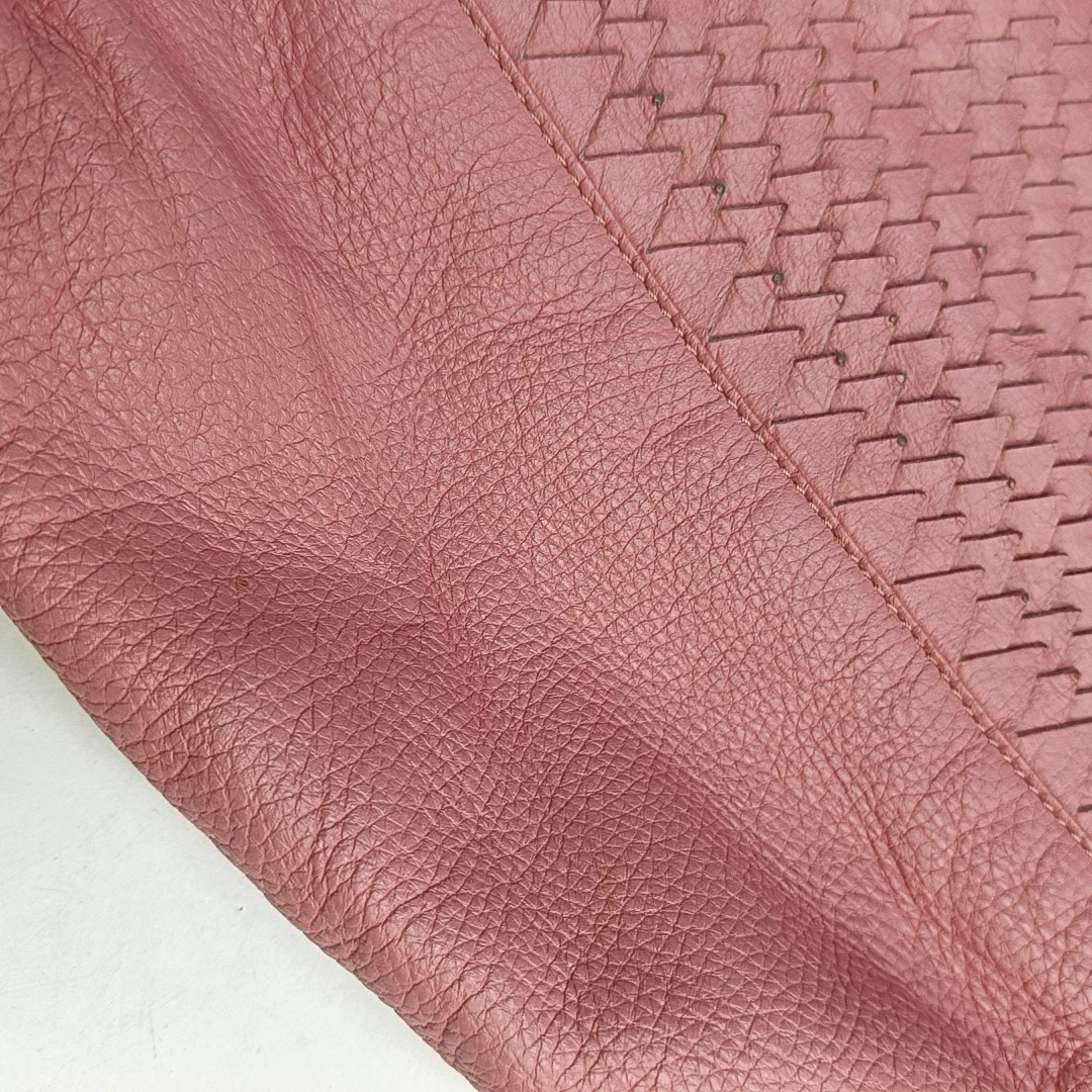 BURBERRY Pink Leather Single Shoulder Bag, Crossbody Golden hardware Removable shoulder strap-(SKU)-952753489