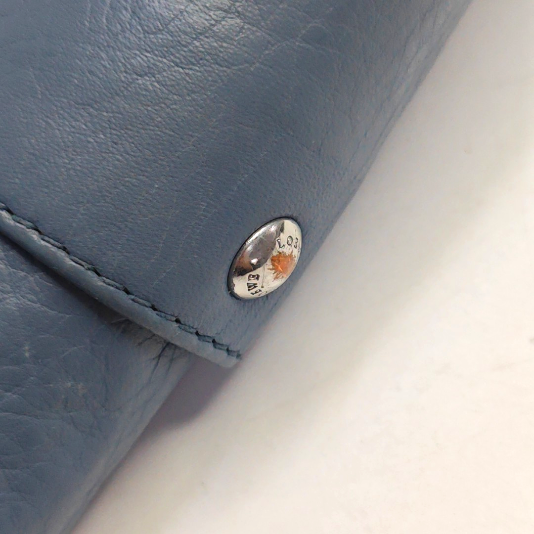 LOEWE Tote bag Blue Leather Tote Bag Golden hardware-(SKU)-945163110