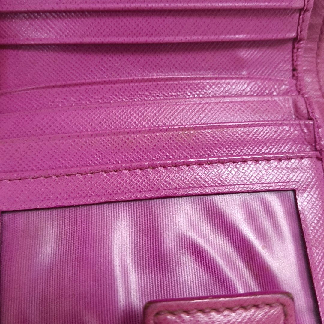 FERRAGAMO Vara Pink Leather Embossed Wallet Golden hardware-(SKU)-930486413