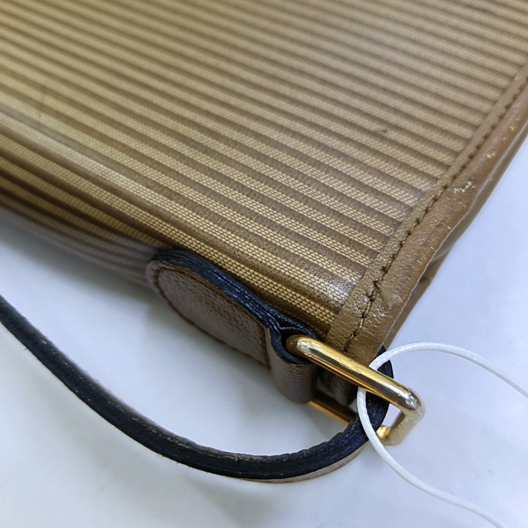 YSL Khaki Cowhide Crossbody Single Shoulder Bag Removable shoulder strap-(SKU)-955059739