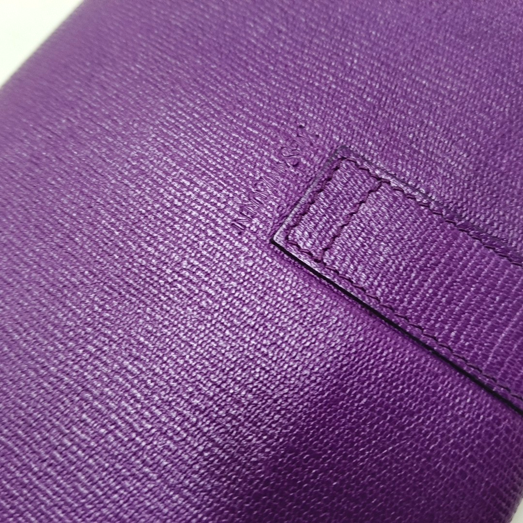 YSL CHYC Y LIGNE Purple Cowhide Embossed Clutch Golden hardware-(SKU)-959946946