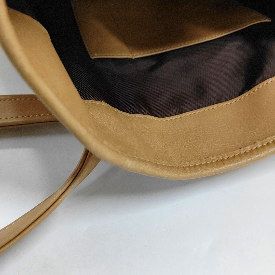 COACH Tote bag Brown Cowhide Single Shoulder Bag Golden hardware-(SKU)-13880712