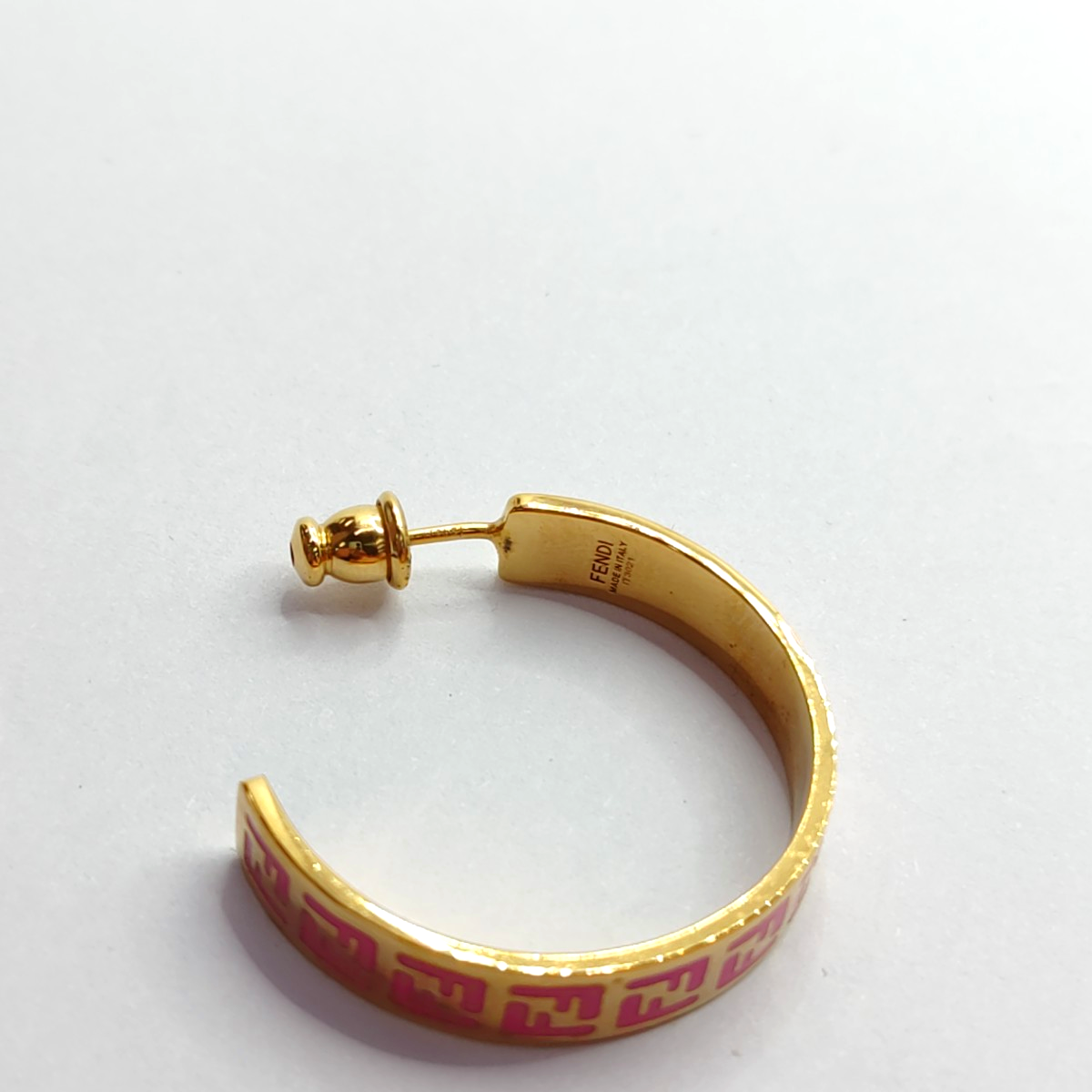 FENDI FF 金色合金其他LOGO耳环-(SKU)-938869056
