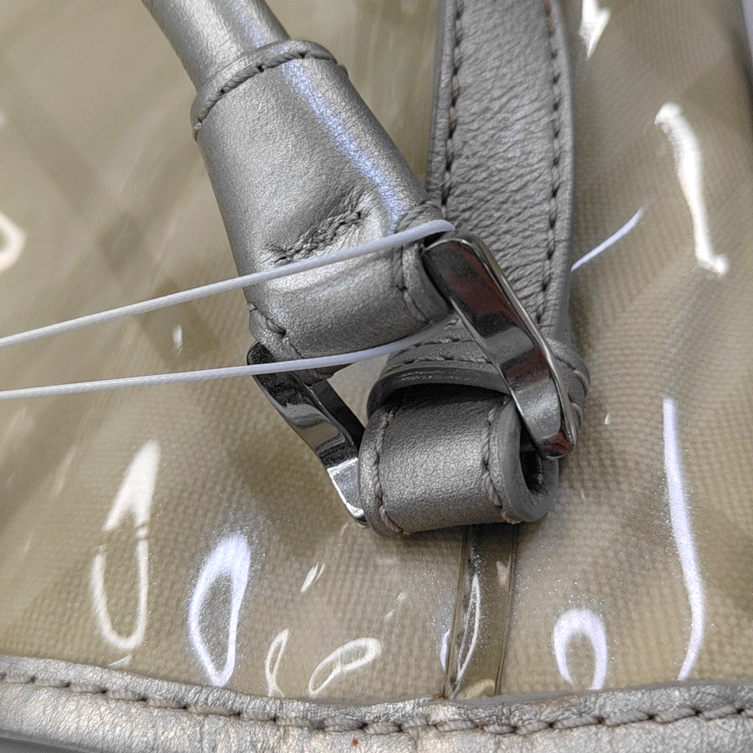 BURBERRY Tote bag Silver Special Material Printed Tote Bag Silver Hardware Sub-bag-(SKU)-957140002