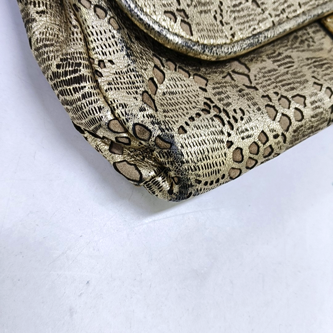 BURBERRY Champagne Leather Shoulder Bag Crossbody Golden hardware Removable shoulder strap-(SKU)-950089818