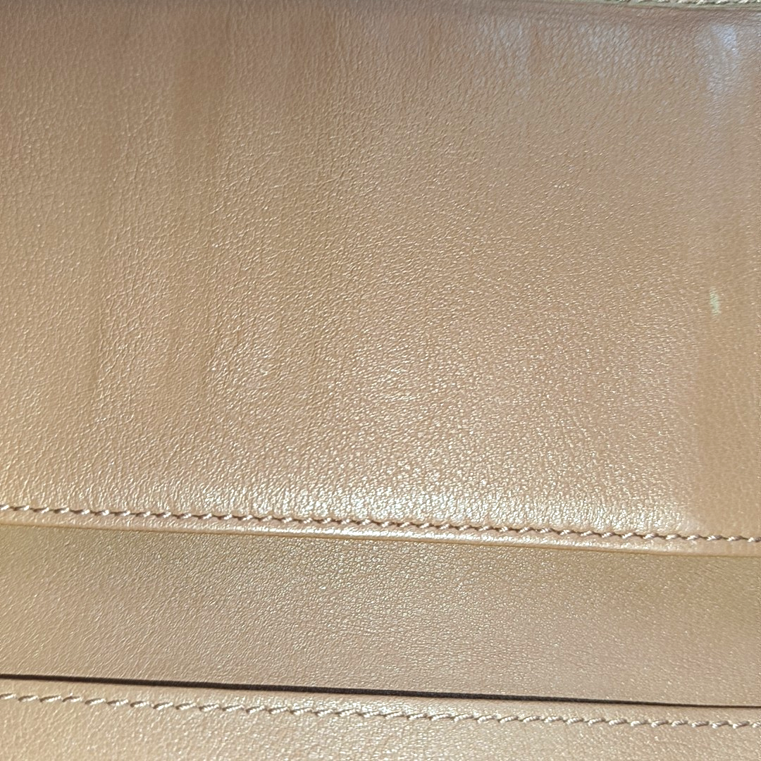 GUCCI Nude Pink Cowhide Monogram Embossed Wallet Golden hardware-(SKU)-933631362
