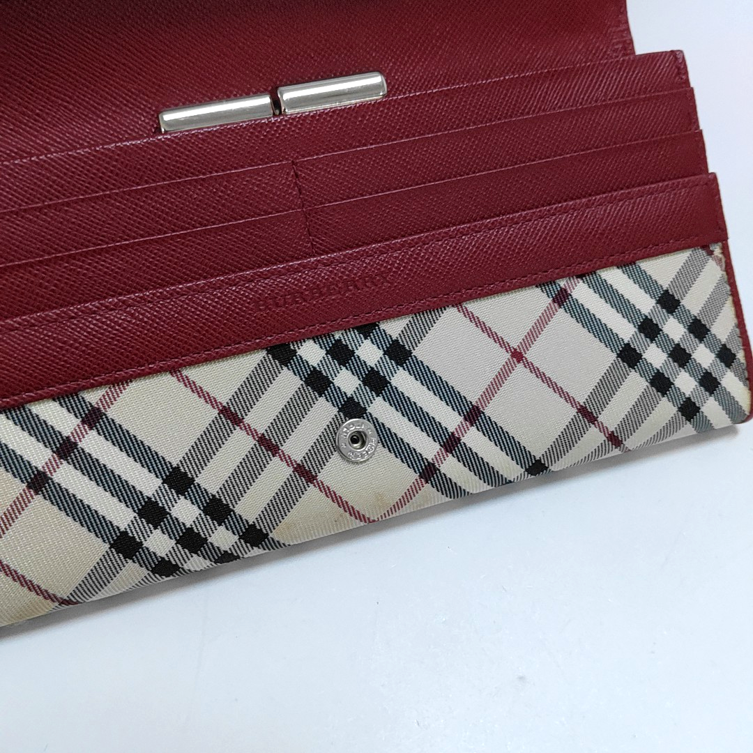 BURBERRY Multicolor Canvas Wallet Silver Hardware-(SKU)-951815564