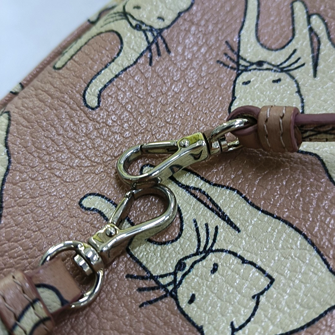 Miu Miu Brown cowhide printed crossbody bag Silver Hardware Removable shoulder strap-(SKU)-960070043