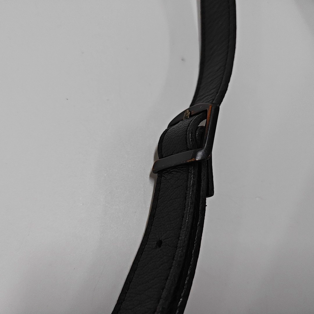 YSL Black Leather Crossbody Bag Single Shoulder Bag Golden hardware Removable shoulder strap-(SKU)-953941805