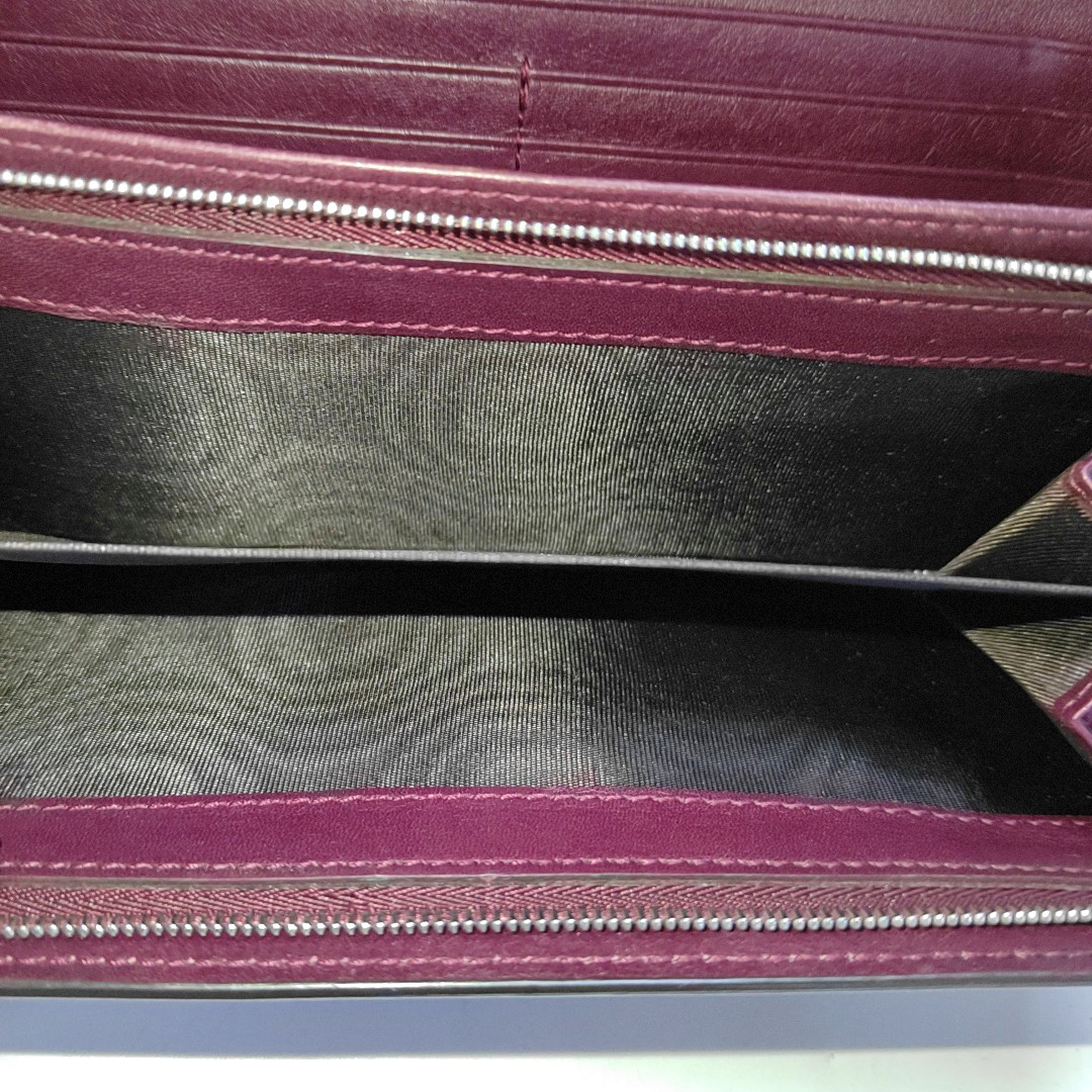 GUCCI Plum Purple Cowhide Tote Bag Silver Hardware Removable shoulder strap-(SKU)-938135471