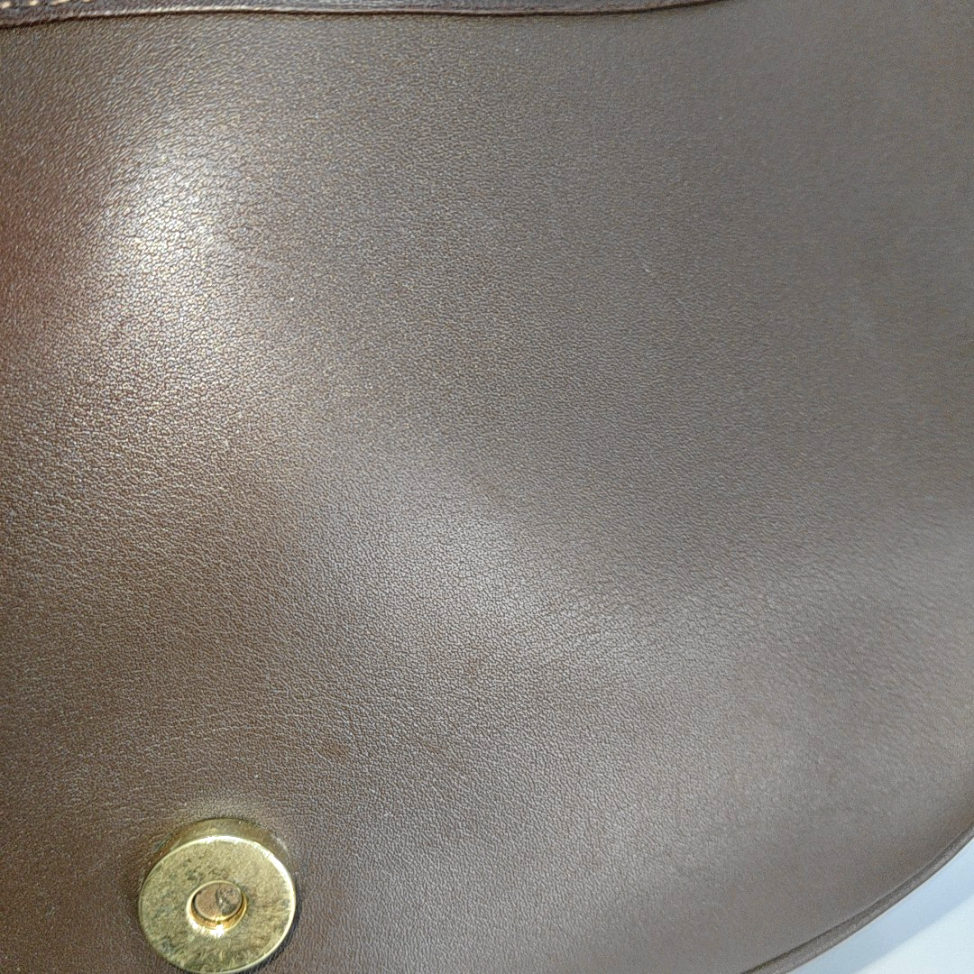 GUCCI Brown Cowhide Single Shoulder Bag Golden hardware Removable shoulder strap-(SKU)-13634891