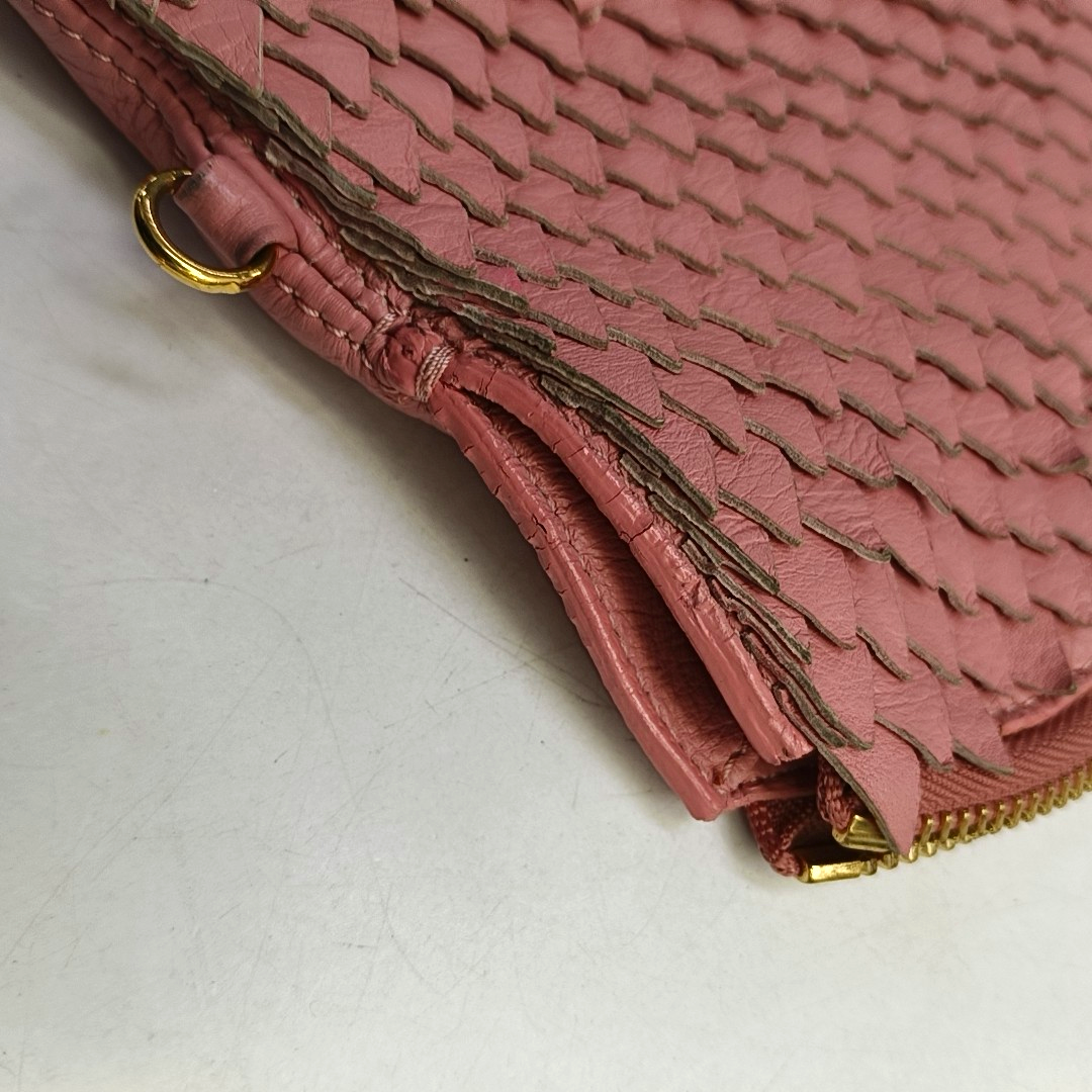 BURBERRY Pink Leather Single Shoulder Bag, Crossbody Golden hardware Removable shoulder strap-(SKU)-952753489