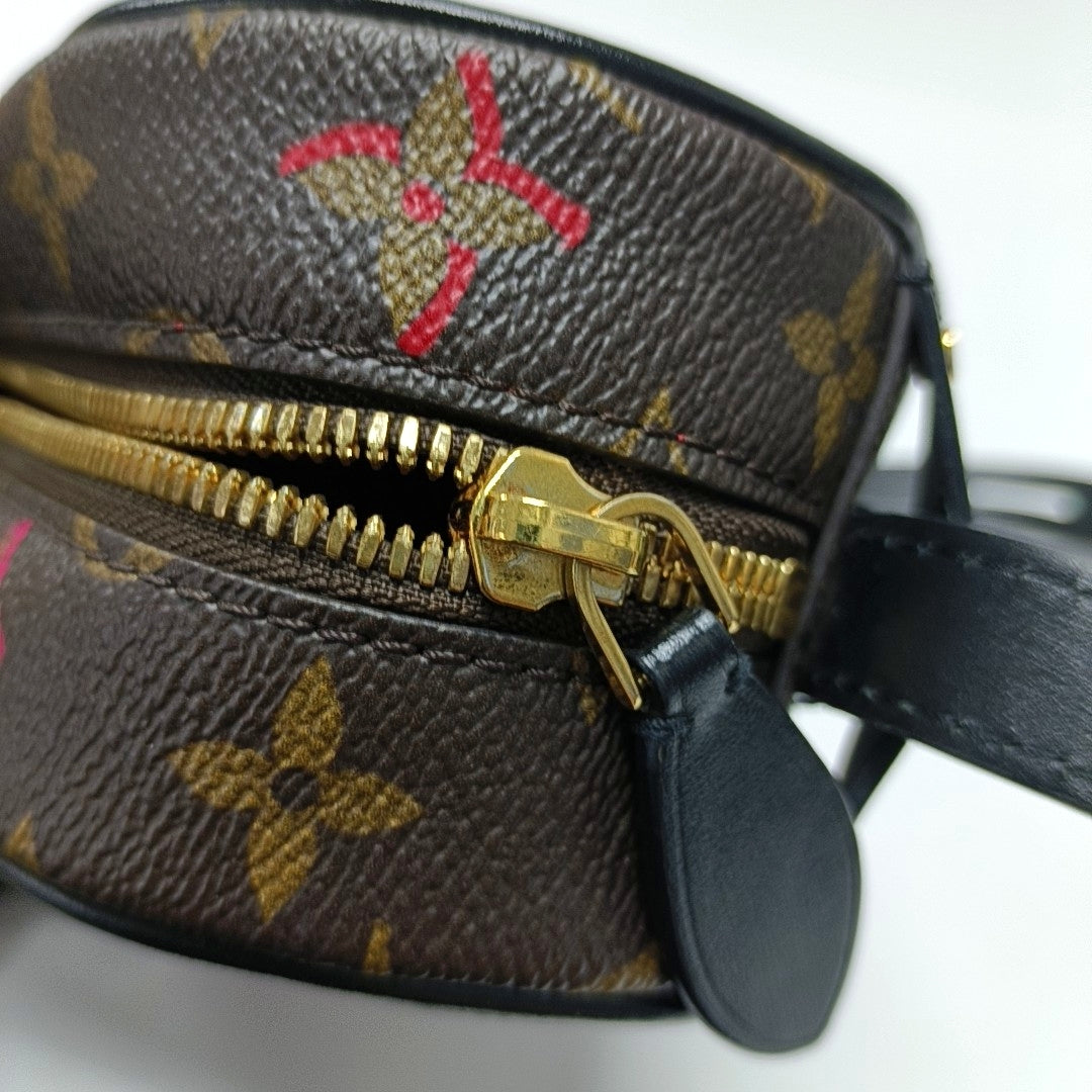 LOUIS VUITTON GAME ON Brown Coated Canvas Monogram Single Shoulder Bag Tote Bag Crossbody Bag Golden Hardware-(SKU)-970765568