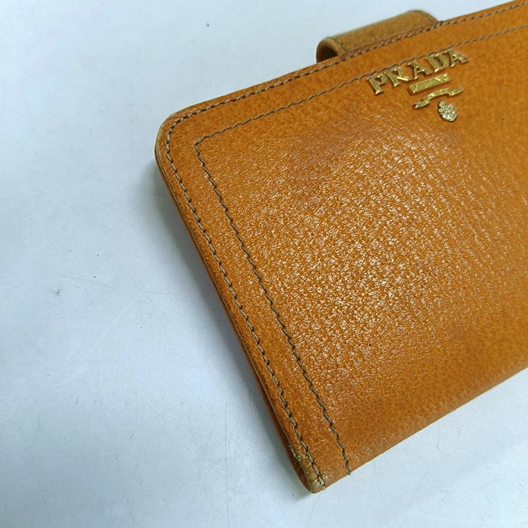 PRADA Brown Cowhide Wallet-(SKU)-947593855