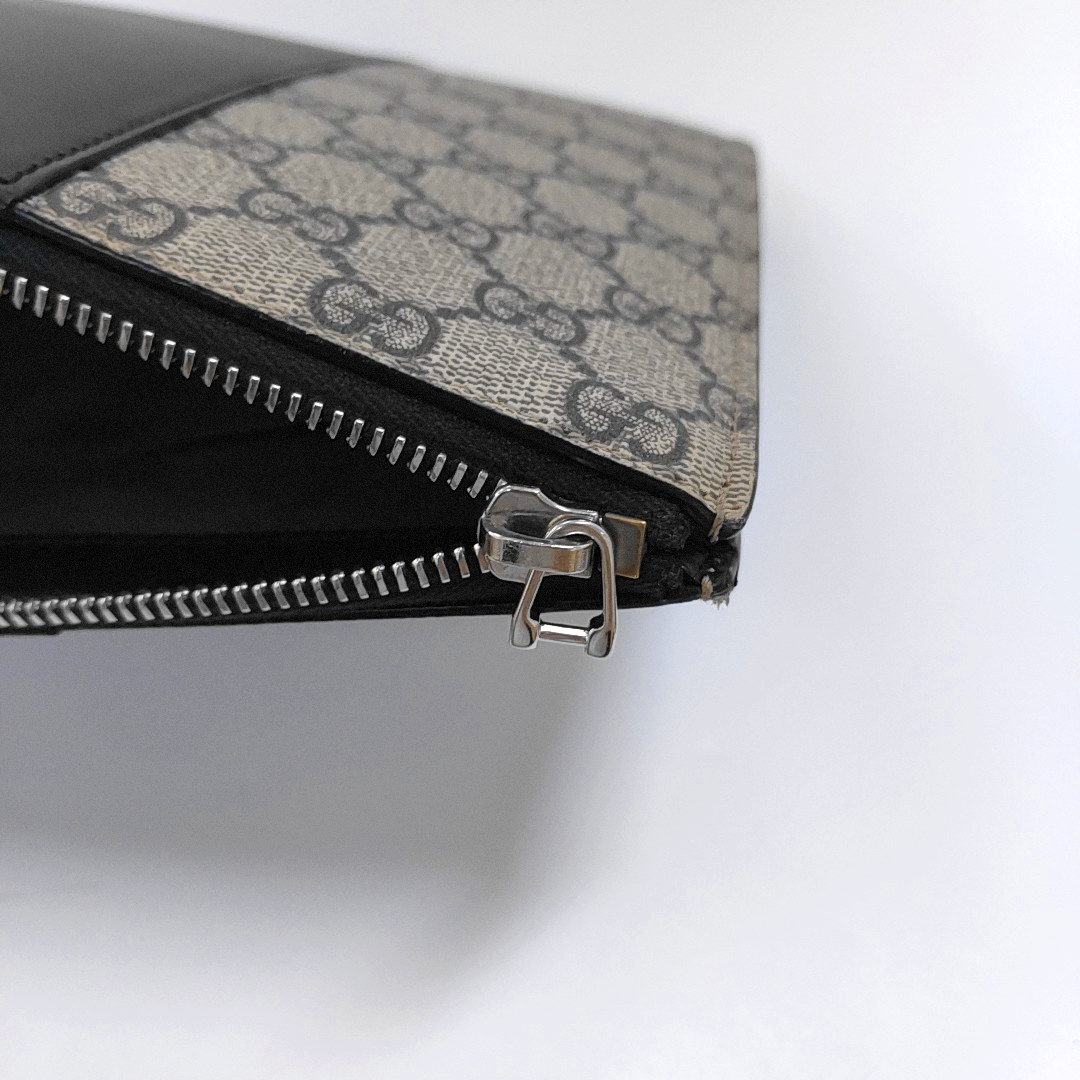 GUCCI Beige Coated Canvas Vintage Handbag Silver Hardware-(SKU)-956350936