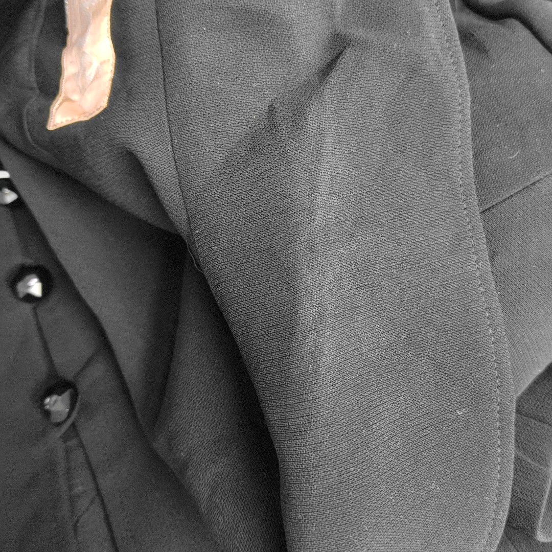 Chloé Mcode 春秋Black涤纶/聚酯纤维女士Long袖短款其他外套-(SKU)-14220922