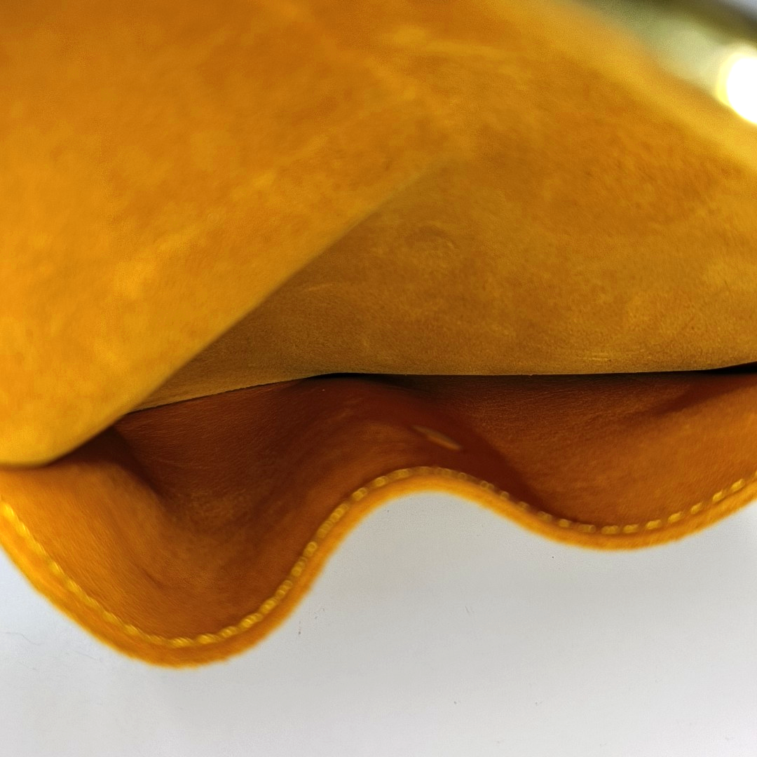LOEWE Brown Suede Leather Wallet Golden hardware-(SKU)-952660066