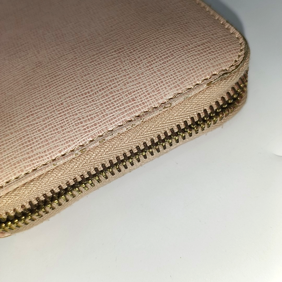 FENDI Pink Cowhide Wallet Golden hardware-(SKU)-931312334