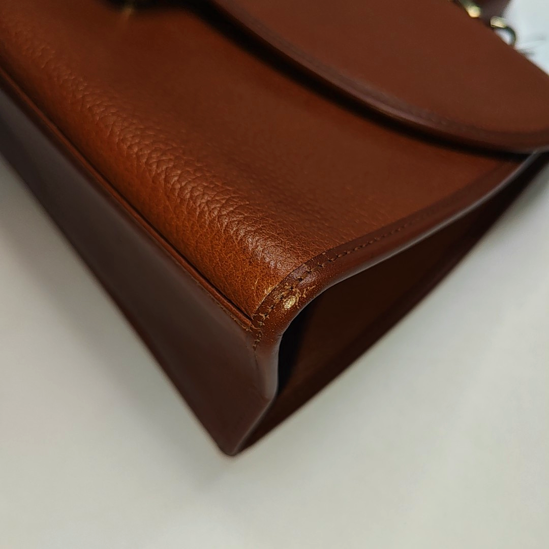 BURBERRY Brown Cowhide Handbag Silver Hardware-(SKU)-14318361